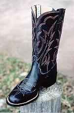 12-inch Tops w/5-Row Stitching Cowboy Boot